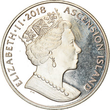 Coin, Ascension Island, Crown, 2018, Pobjoy Mint, Mariage du Prince Harry et de
