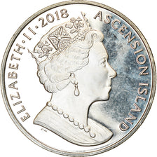 Coin, Ascension Island, Crown, 2018, Pobjoy Mint, Mariage du Prince Harry et de