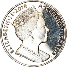 Moneta, Isola di Ascensione, Crown, 2018, Pobjoy Mint, SPL, Rame-nichel