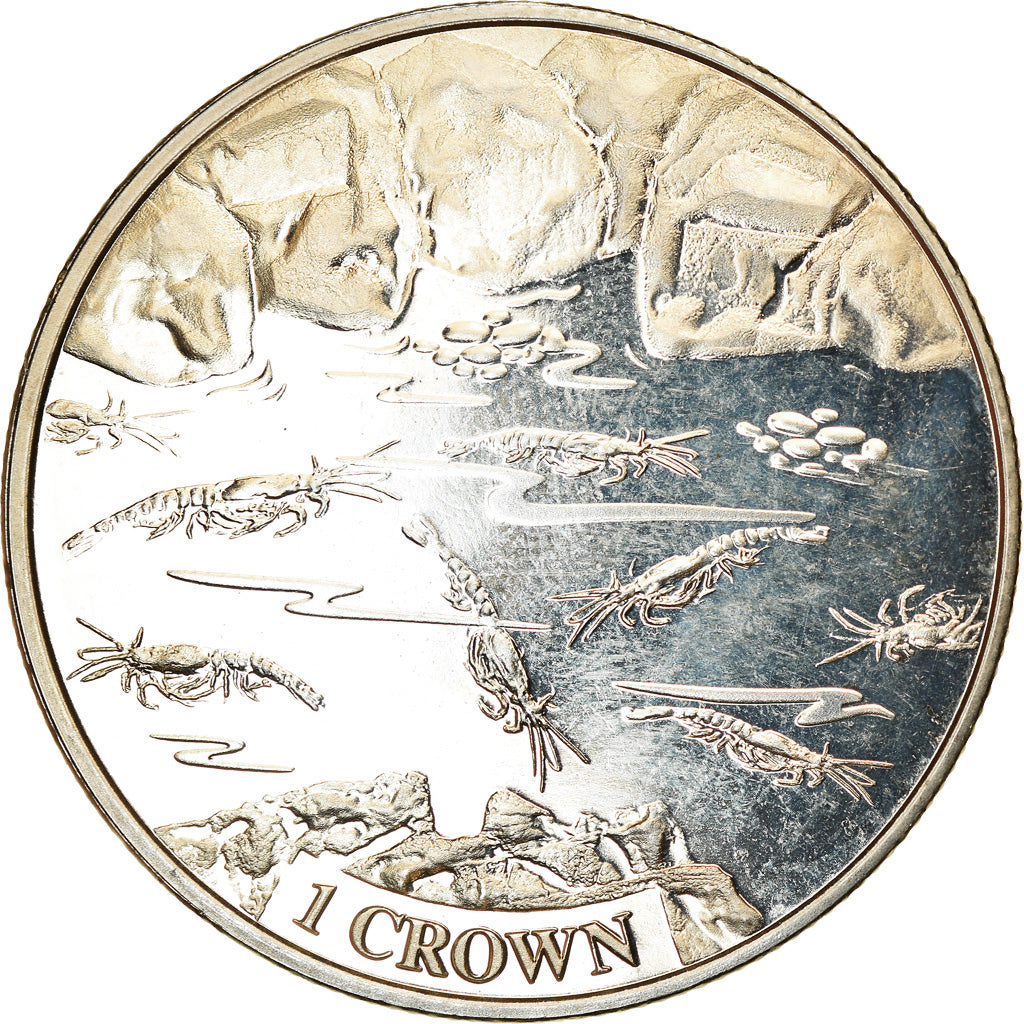 Moneta, Isola di Ascensione, Crown, 2018, Pobjoy Mint, SPL, Rame-nichel