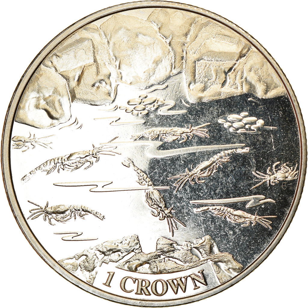 Moneta, Isola di Ascensione, Crown, 2018, Pobjoy Mint, SPL, Rame-nichel