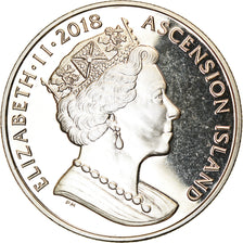Münze, Ascension Island, Crown, 2018, Pobjoy Mint, UNZ, Cupro-nickel