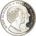 Coin, Falkland Islands, Crown, 2017, Elizabeth II et le Prince Philip, MS(63)