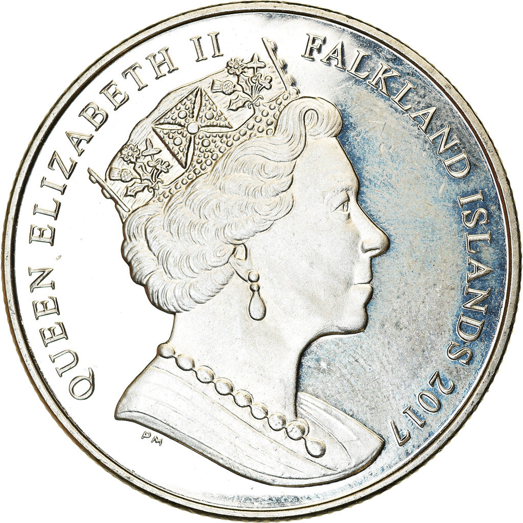 Coin, Falkland Islands, Crown, 2017, Maison des Windsor - George VI, MS(63)