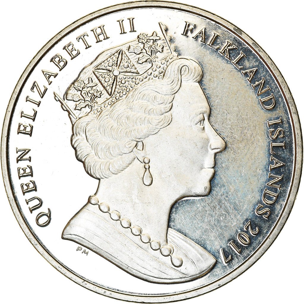 Coin, Falkland Islands, Crown, 2017, Maison des Windsor - Edward VIII, MS(63)