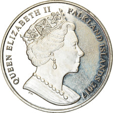 Coin, Falkland Islands, Crown, 2017, Maison des Windsor - Edward VIII, MS(63)