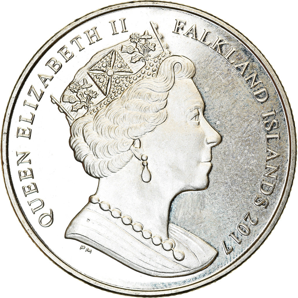 Monnaie, Falkland Islands, Crown, 2017, Maison des Windsor - George V, SPL