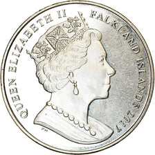 Monnaie, Falkland Islands, Crown, 2017, Maison des Windsor - George V, SPL
