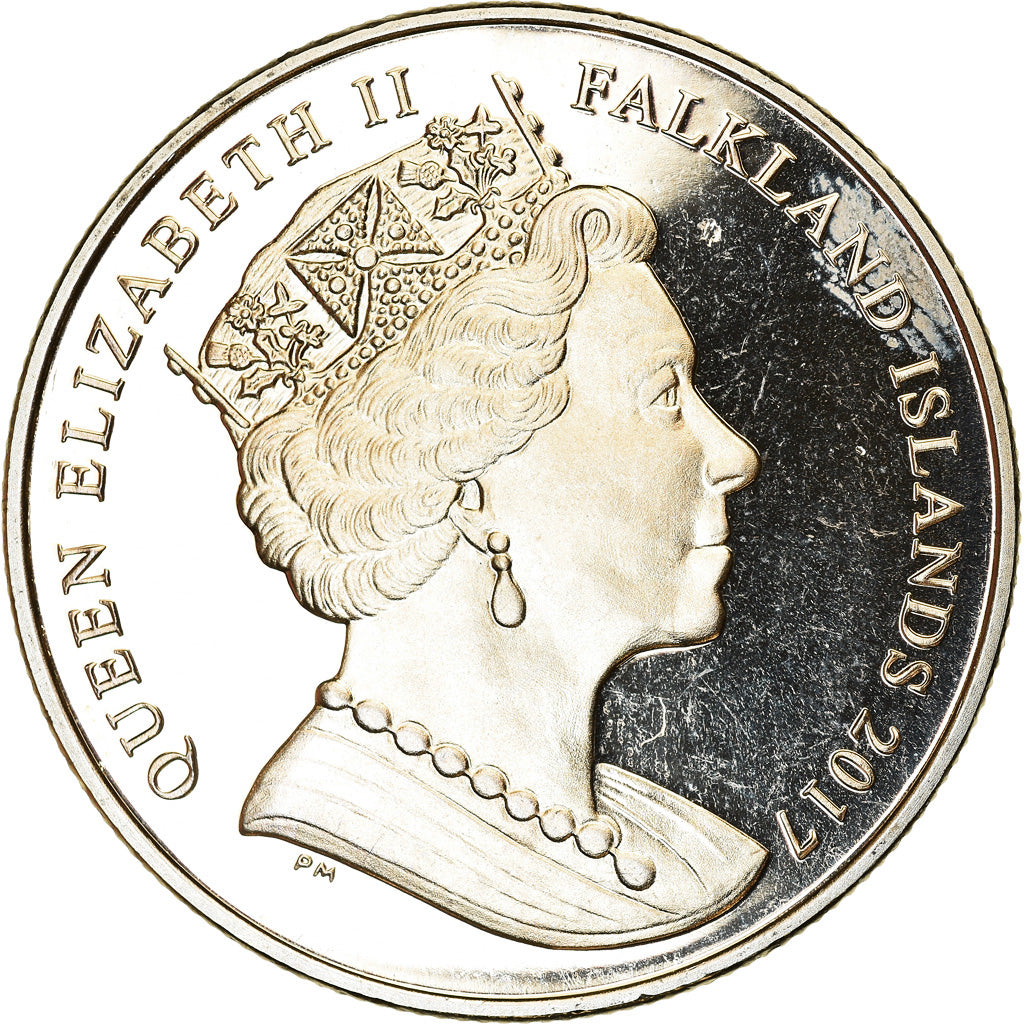 Coin, Falkland Islands, Crown, 2017, Maison des Windsor - George V, MS(63)