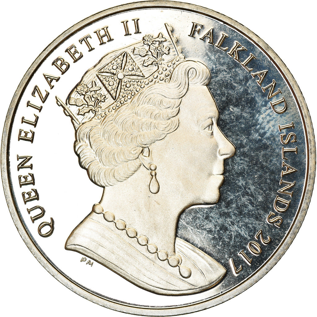 Monnaie, Falkland Islands, Crown, 2017, Maison des Windsor - Elizabeth II, SPL