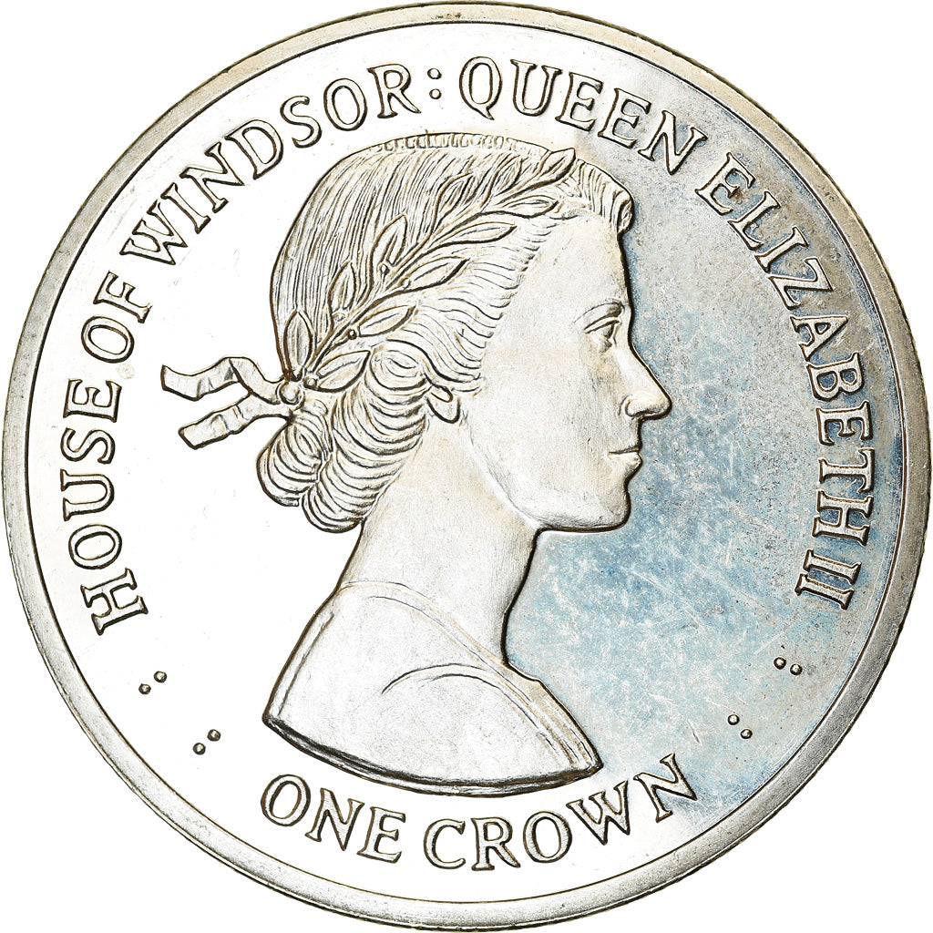 Coin, Falkland Islands, Crown, 2017, Maison des Windsor - Elizabeth II, MS(63)