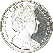 Coin, Ascension Island, Crown, 2014, Pobjoy Mint, Signature de l'Armistice