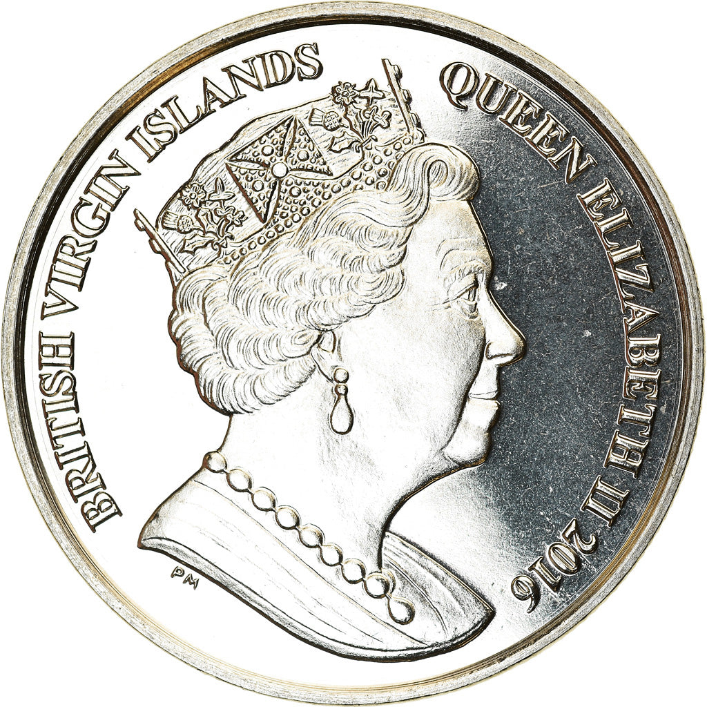 Moneta, ISOLE VERGINI BRITANNICHE, Dollar, 2016, Franklin Mint, Discipline