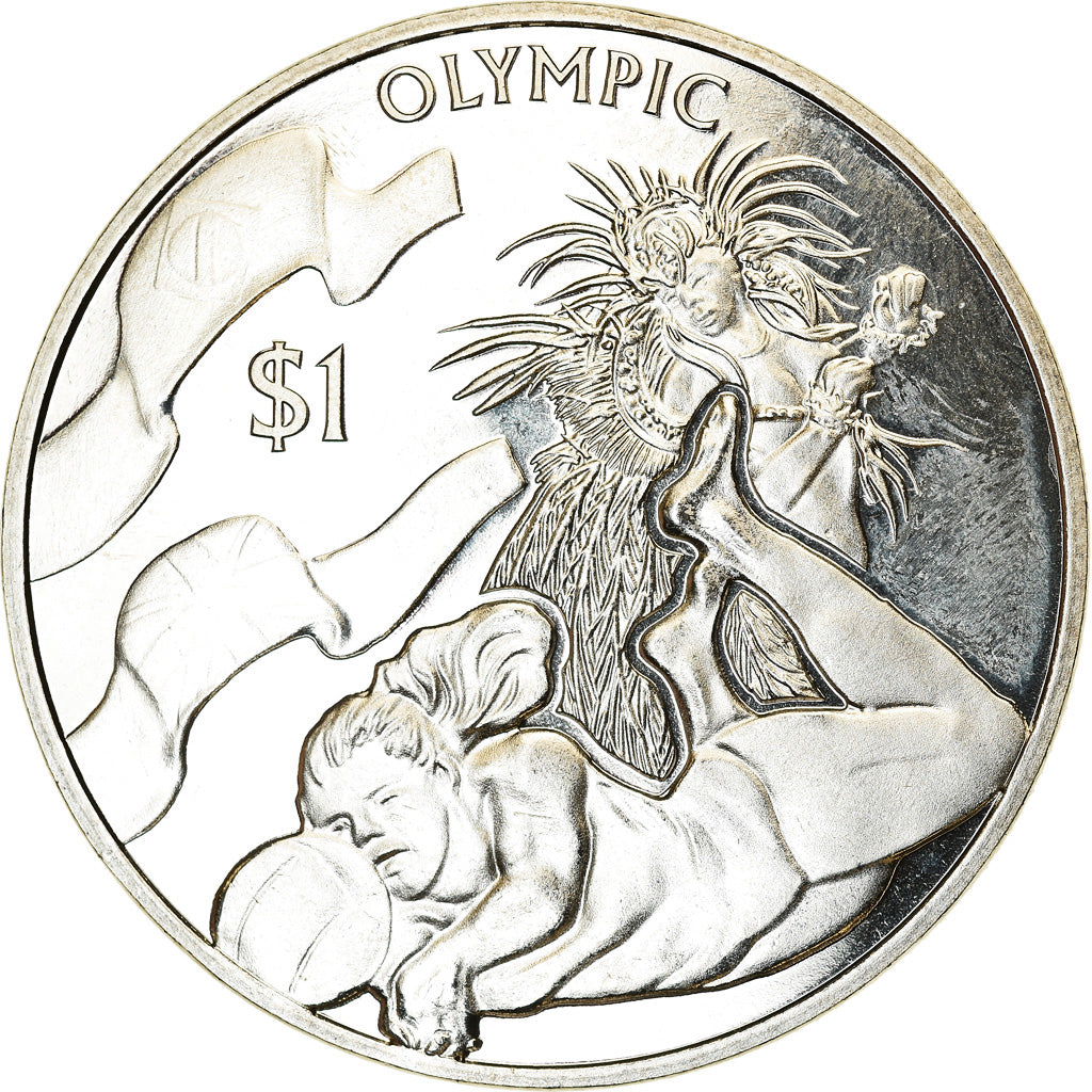 Munten, BRITSE MAAGDENEILANDEN, Dollar, 2016, Franklin Mint, Discipline