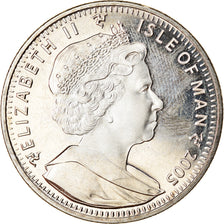 Coin, Isle of Man, Elizabeth II, Crown, 2005, Pobjoy Mint, Turist Trophy - Moto