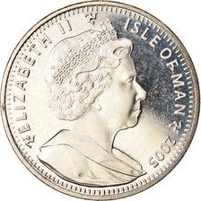 Moeda, Ilha de Man, Elizabeth II, Crown, 2005, Pobjoy Mint, Turist Trophy -