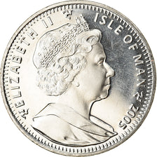 Coin, Isle of Man, Elizabeth II, Crown, 2005, Pobjoy Mint, George Cross, MS(63)