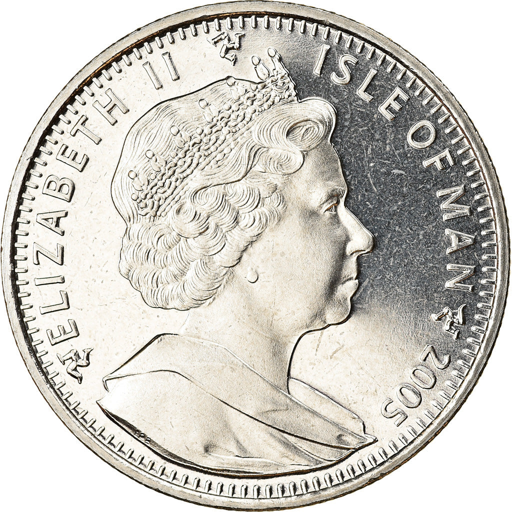 Monnaie, Isle of Man, Elizabeth II, Crown, 2005, Pobjoy Mint, Trafalgar -