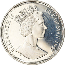 Monnaie, Isle of Man, Elizabeth II, Crown, 1997, Pobjoy Mint, Turist Trophy -