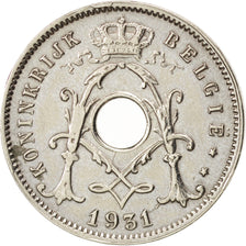Belgio, 5 Centimes, 1931, BB+, Nichel-ottone, KM:94