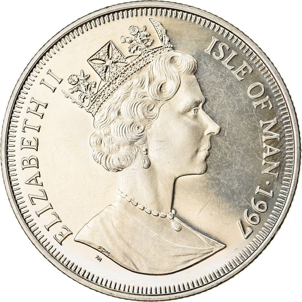 Monnaie, Isle of Man, Elizabeth II, Crown, 1997, Pobjoy Mint, Turist Trophy -