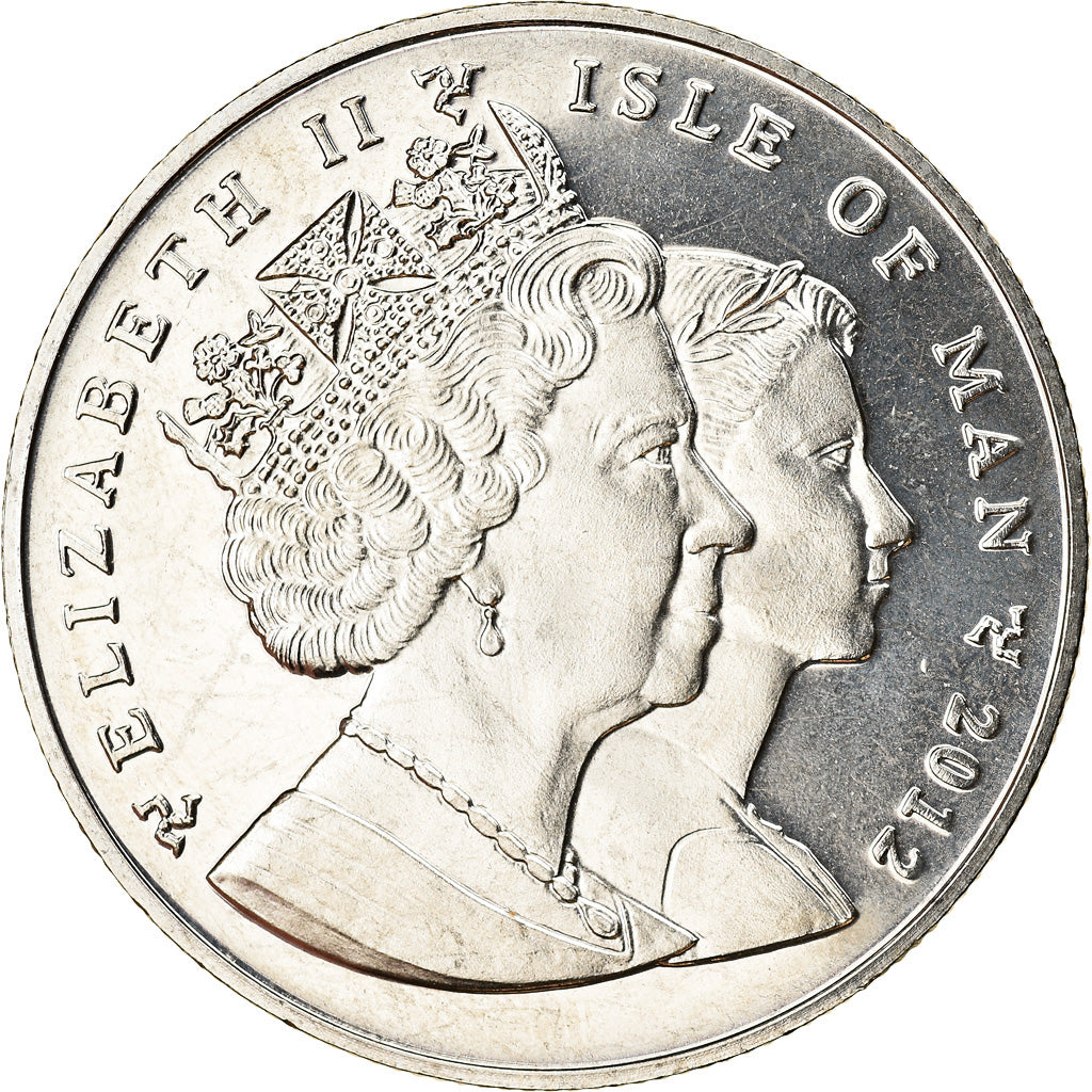 Coin, Isle of Man, Elizabeth II, Crown, 2012, Pobjoy Mint, Coupe d'Europe de