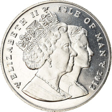 Coin, Isle of Man, Elizabeth II, Crown, 2012, Pobjoy Mint, Coupe d'Europe de