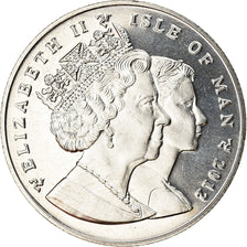 Coin, Isle of Man, Elizabeth II, Crown, 2012, Pobjoy Mint, Coupe d'Europe de