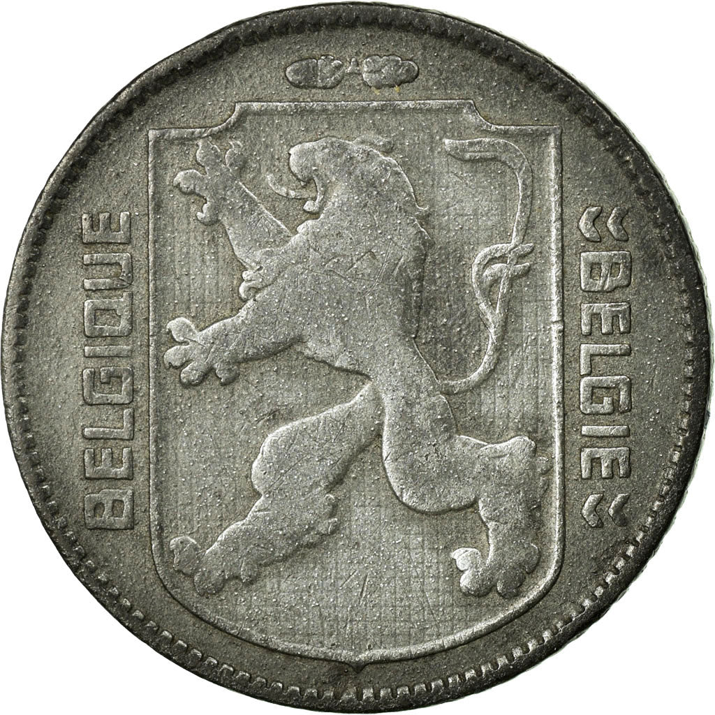 Coin, Belgium, Franc, 1943, EF(40-45), Zinc, KM:127