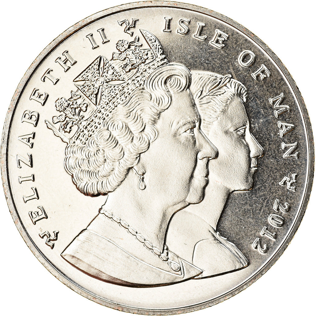 Coin, Isle of Man, Elizabeth II, Crown, 2012, Pobjoy Mint, Coupe d'Europe de