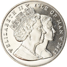 Coin, Isle of Man, Elizabeth II, Crown, 2012, Pobjoy Mint, Coupe d'Europe de