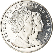 Coin, Isle of Man, Elizabeth II, Crown, 2012, Pobjoy Mint, Coupe d'Europe de