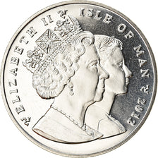 Moneda, Isla de Man, Elizabeth II, Crown, 2012, Pobjoy Mint, Coupe d'Europe de