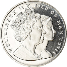 Coin, Isle of Man, Elizabeth II, Crown, 2012, Pobjoy Mint, Coupe d'Europe de