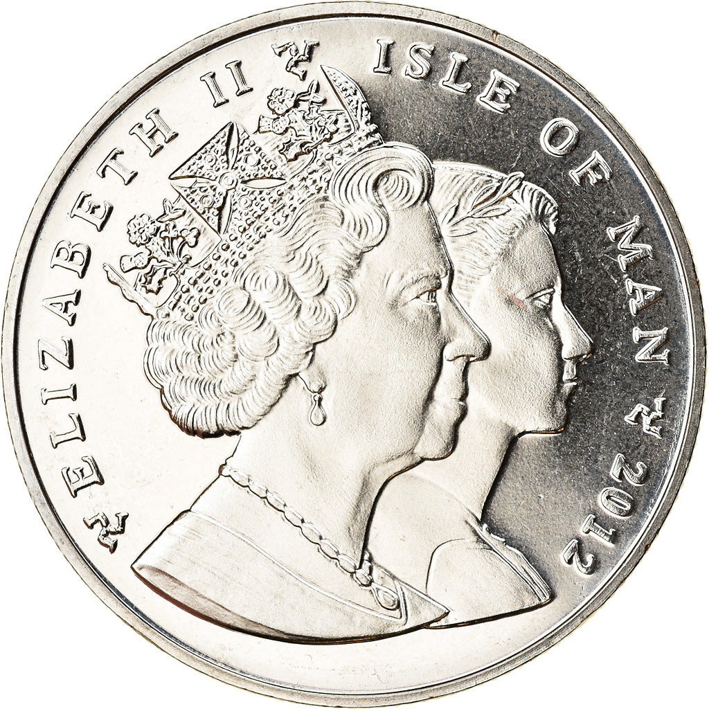Coin, Isle of Man, Elizabeth II, Crown, 2012, Pobjoy Mint, Coupe d'Europe de
