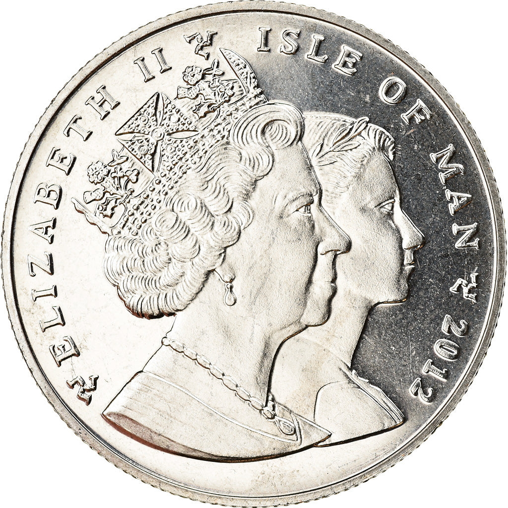 Coin, Isle of Man, Elizabeth II, Crown, 2012, Pobjoy Mint, Coupe d'Europe de