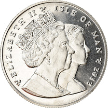 Coin, Isle of Man, Elizabeth II, Crown, 2012, Pobjoy Mint, Coupe d'Europe de
