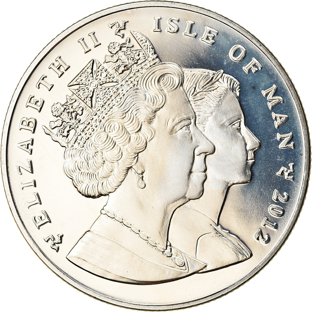 Coin, Isle of Man, Elizabeth II, Crown, 2012, Pobjoy Mint, Coupe d'Europe de
