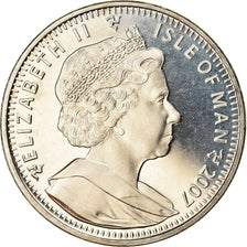 Coin, Isle of Man, Elizabeth II, Crown, 2007, Pobjoy Mint, Turist Trophy - Moto
