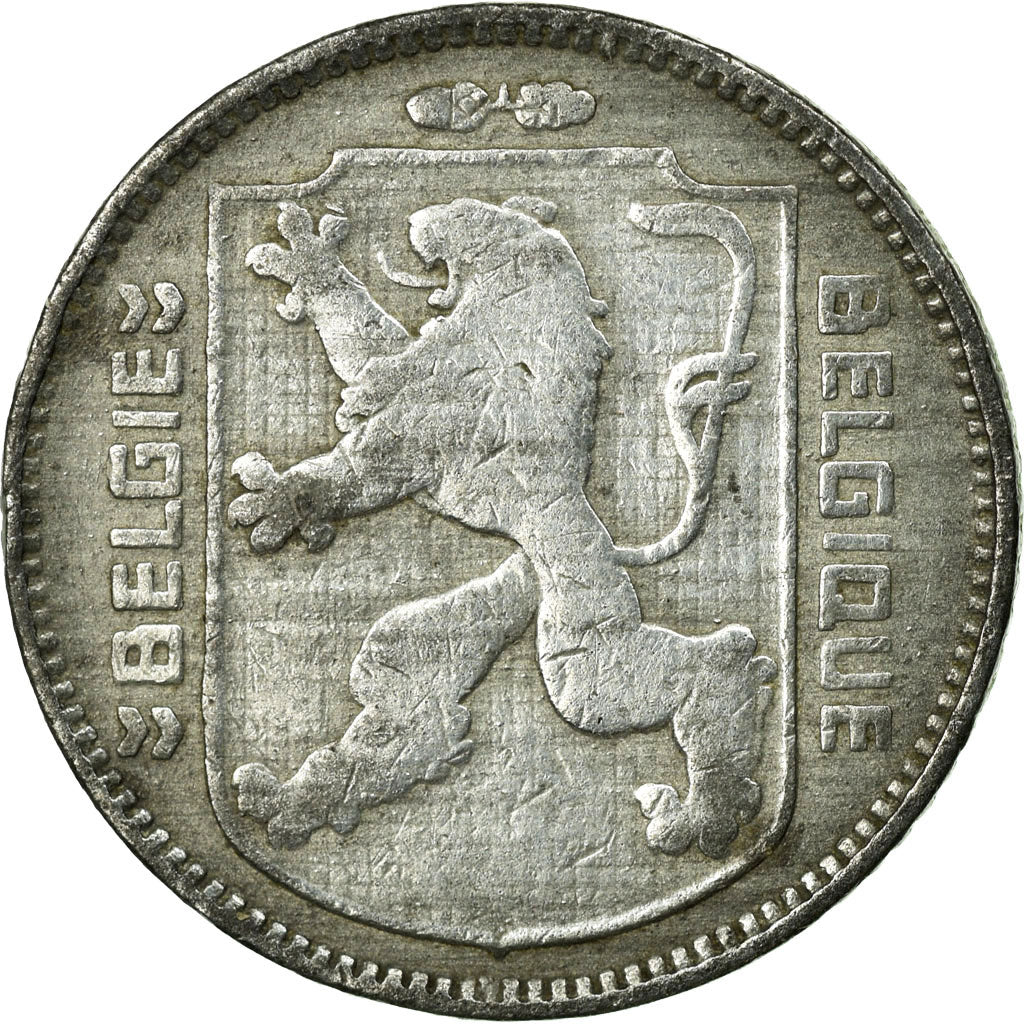 Coin, Belgium, Franc, 1943, EF(40-45), Zinc, KM:128