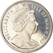 Coin, Isle of Man, Elizabeth II, Crown, 2007, Pobjoy Mint, Turist Trophy - Moto