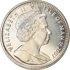 Coin, Isle of Man, Elizabeth II, Crown, 2007, Pobjoy Mint, Turist Trophy - Moto