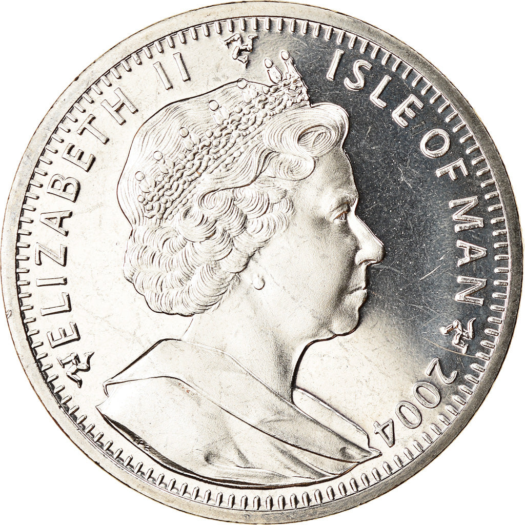 Coin, Isle of Man, Elizabeth II, Crown, 2004, Pobjoy Mint, Victoria Cross