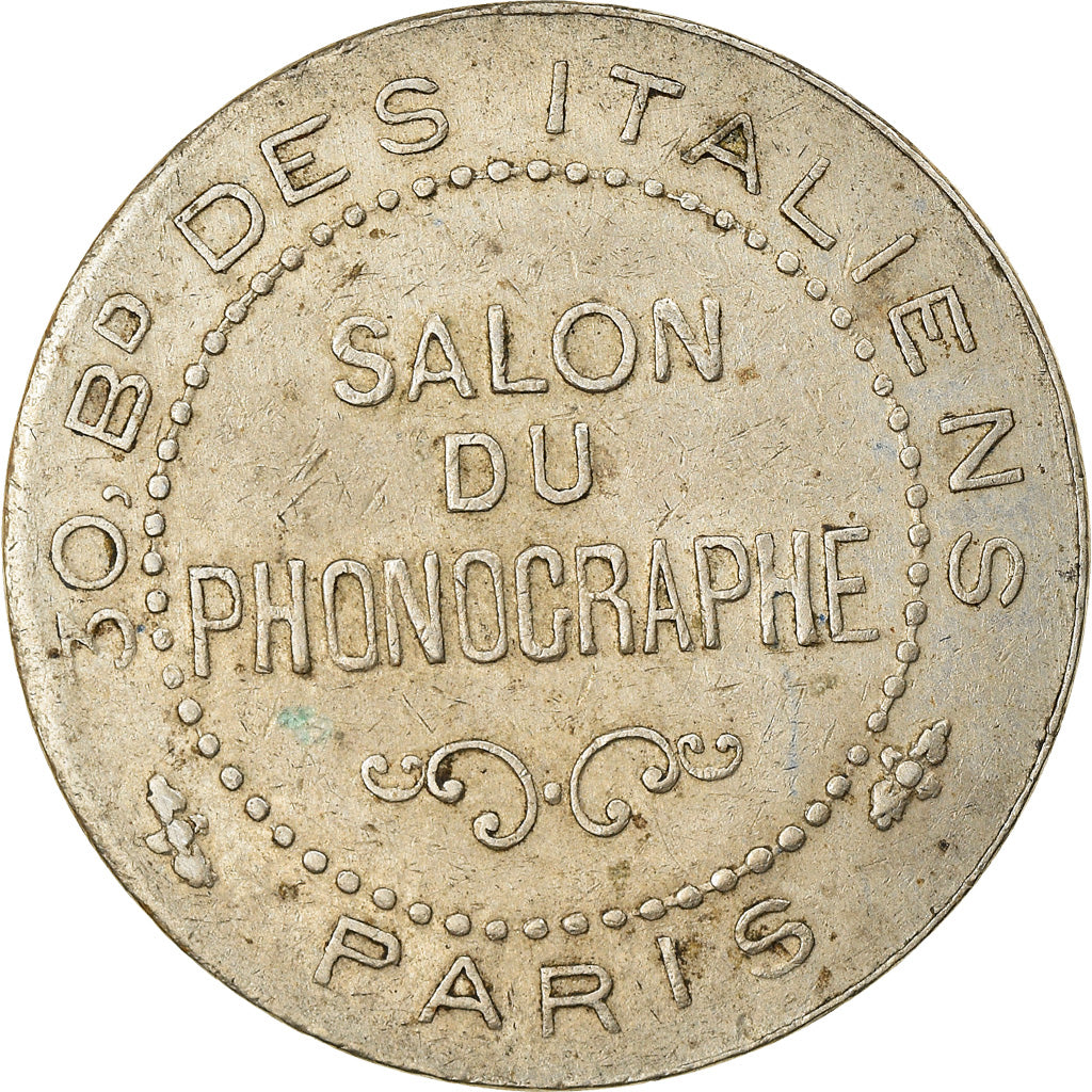 France, Token, Salon du Phonographe, Disques Pathé, Paris, Arts & Culture