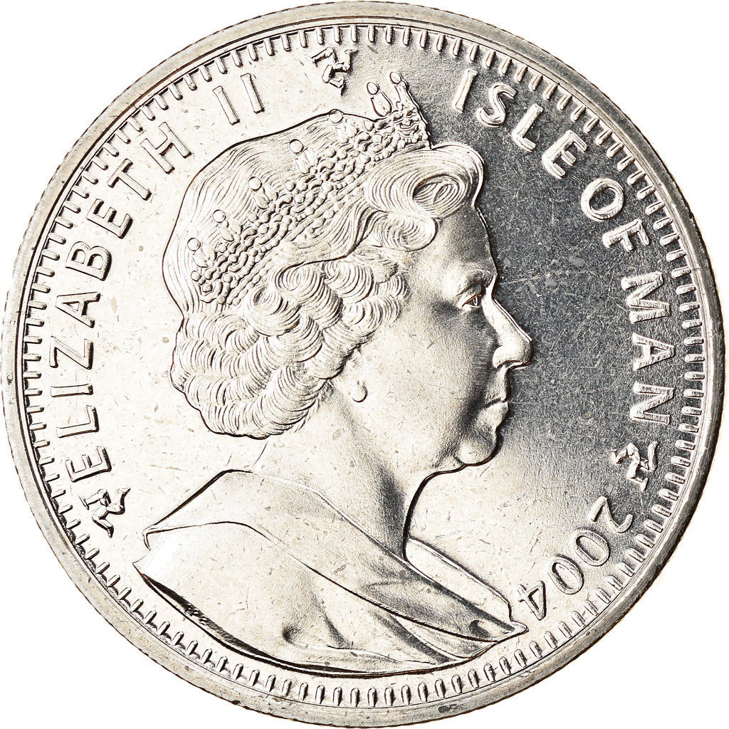 Moneta, Isola di Man, Elizabeth II, Crown, 2004, Pobjoy Mint, Croix de guerre