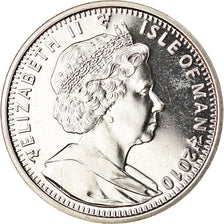 Coin, Isle of Man, Crown, 2010, Pobjoy Mint, Jeux Olympiques 2012 - Natation