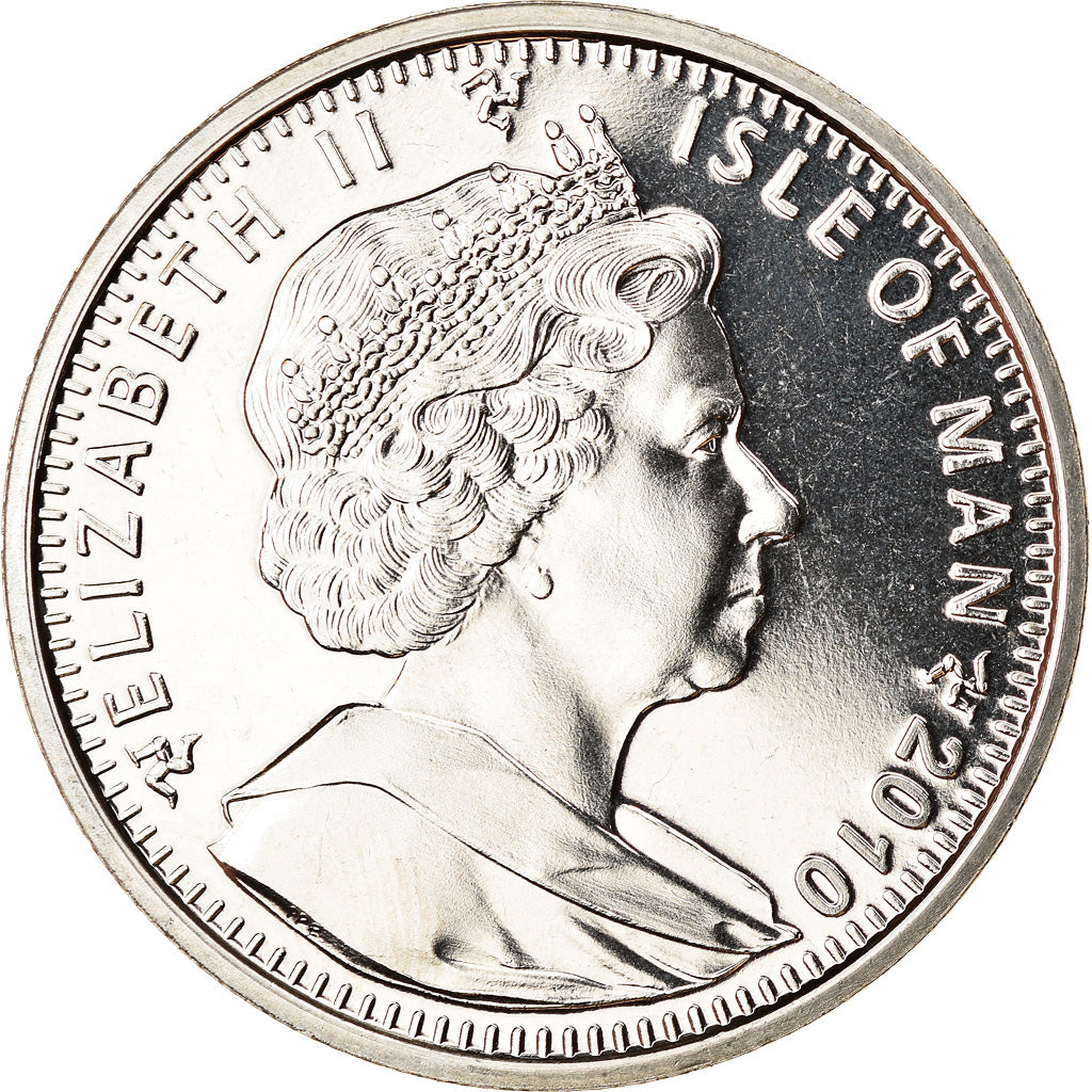 Monnaie, Isle of Man, Crown, 2010, Pobjoy Mint, Jeux Olympiques 2012 - Voile