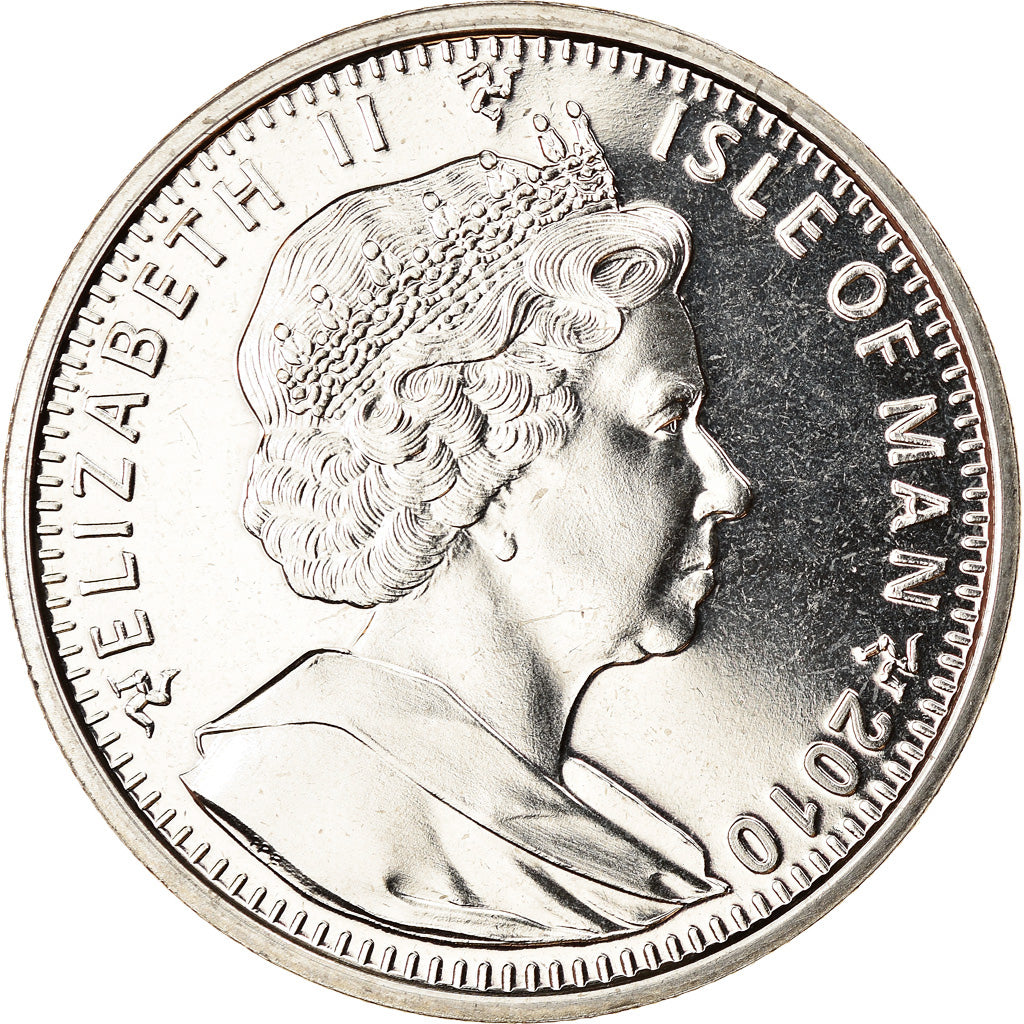 Monnaie, Isle of Man, Crown, 2010, Pobjoy Mint, Jeux Olympiques 2012 - Voile
