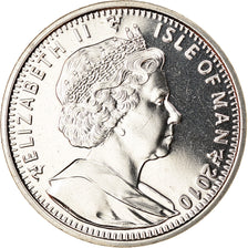 Coin, Isle of Man, Crown, 2010, Pobjoy Mint, Jeux Olympiques 2012 - Course à