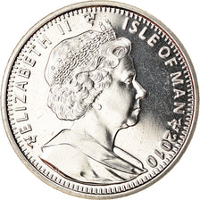 Coin, Isle of Man, Crown, 2010, Pobjoy Mint, Jeux Olympiques 2012 - Course à